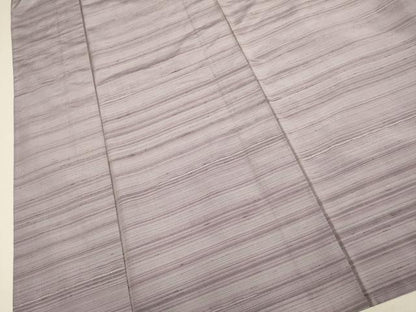 平和屋着物▽上質な紬　単衣　めがね織　正絹　逸品　DABE9855du