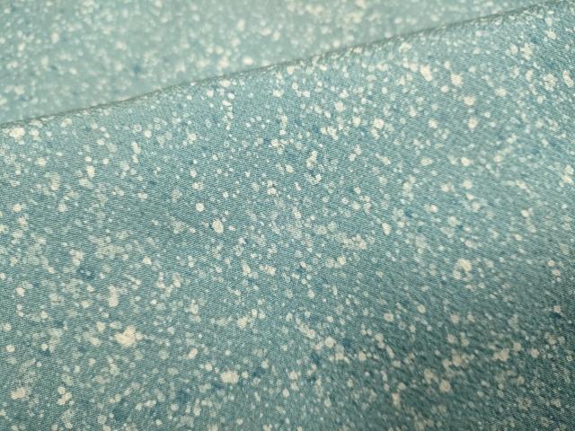 平和屋着物▽上質な小紋　単衣　霞文　正絹　逸品　DABE9856du