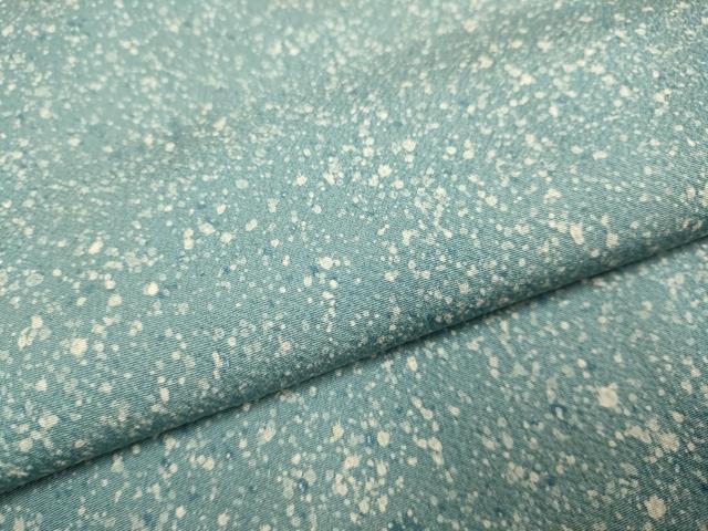 平和屋着物▽上質な小紋　単衣　霞文　正絹　逸品　DABE9856du