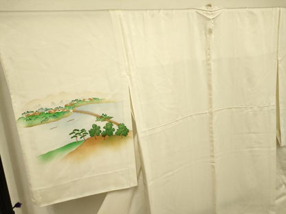 平和屋着物▽訪問着　単衣　諸国名取　正絹　逸品　DABE9882du