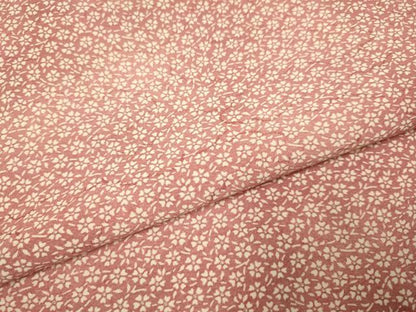 平和屋着物▽江戸小紋　単衣　小花柄　正絹　逸品　DABE9888du