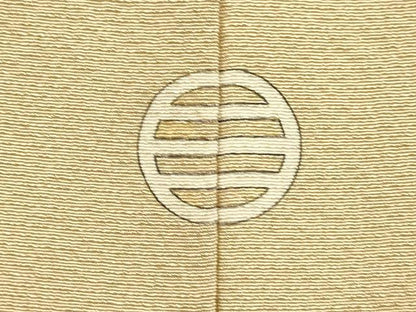 平和屋着物▽訪問着　単衣　立波風景松文　暈し染め　金彩　正絹　逸品　DABE9890du