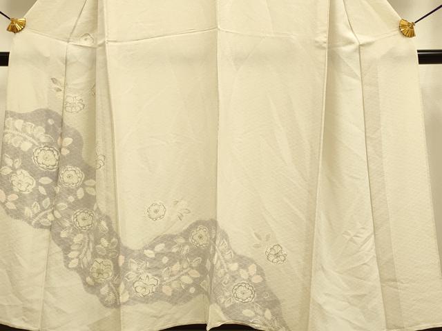 平和屋着物▽訪問着　単衣　絞り　辻が花　正絹　逸品　DABE9902du