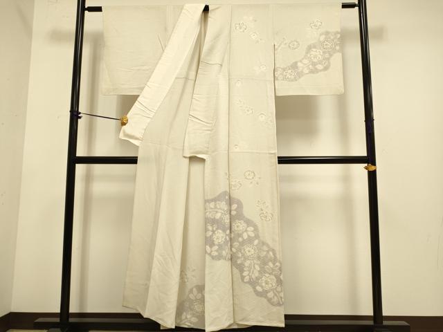 平和屋着物▽訪問着　単衣　絞り　辻が花　正絹　逸品　DABE9902du