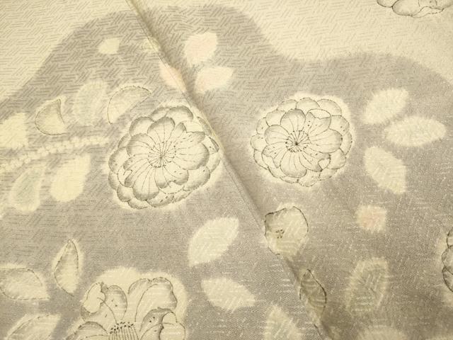 平和屋着物▽訪問着　単衣　絞り　辻が花　正絹　逸品　DABE9902du