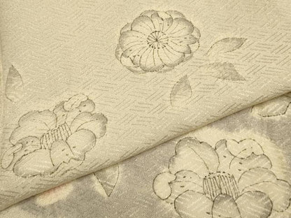 平和屋着物▽訪問着　単衣　絞り　辻が花　正絹　逸品　DABE9902du
