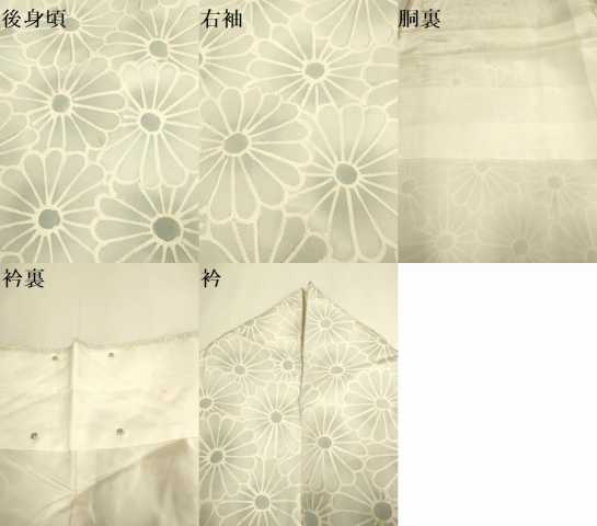 平和屋着物▼上質な小紋 花尽くし 地紋起こし 正絹 逸品 DABE9948du