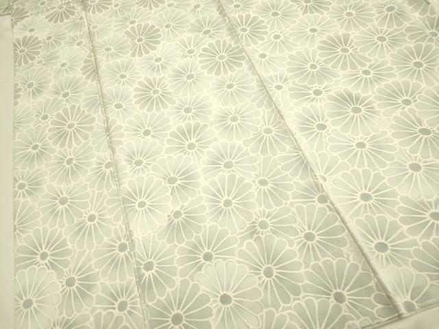 平和屋着物▼上質な小紋 花尽くし 地紋起こし 正絹 逸品 DABE9948du