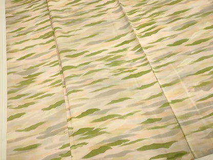 平和屋着物▽上質な小紋　単衣　霞文　正絹　逸品　DABE9974du