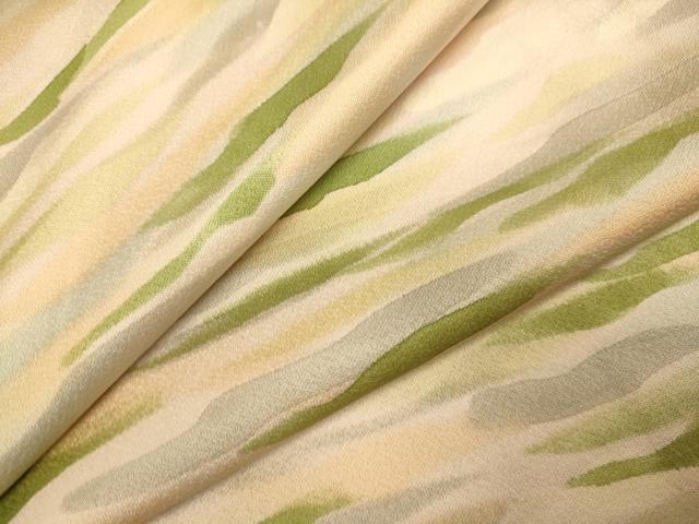平和屋着物▽上質な小紋　単衣　霞文　正絹　逸品　DABE9974du