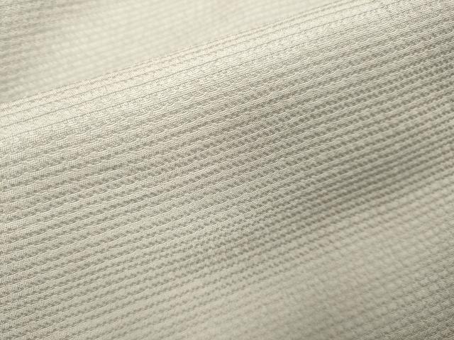 平和屋着物▽上質な色無地　単衣　茶鼠色　正絹　逸品　DABE9984du