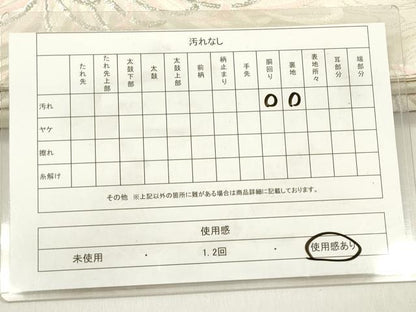 平和屋着物◎六通柄袋帯 唐織 乱菊 金銀糸 正絹 逸品 DABF0016ea