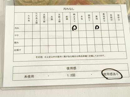 平和屋着物◎六通柄袋帯 花菱文 金銀糸 正絹 逸品 DABF0026ea