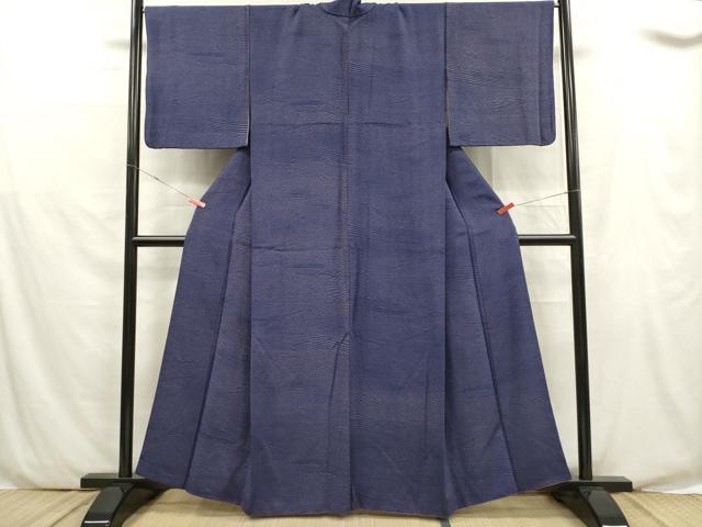 平和屋着物■上質な小紋 抽象文様 正絹 逸品 DABF0053ea