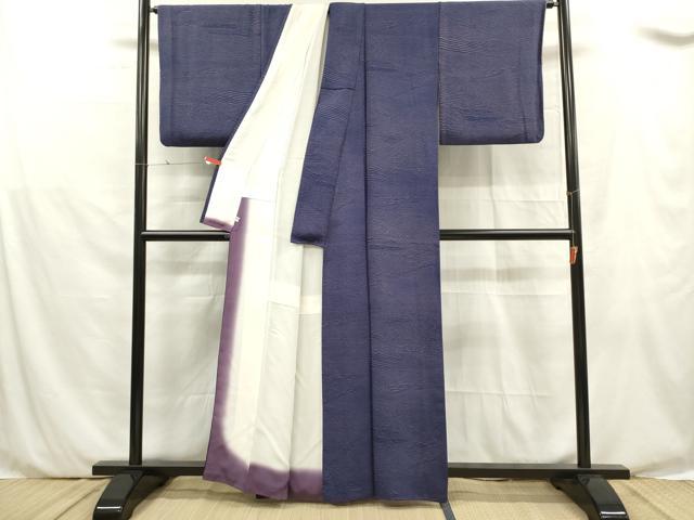 平和屋着物■上質な小紋 抽象文様 正絹 逸品 DABF0053ea