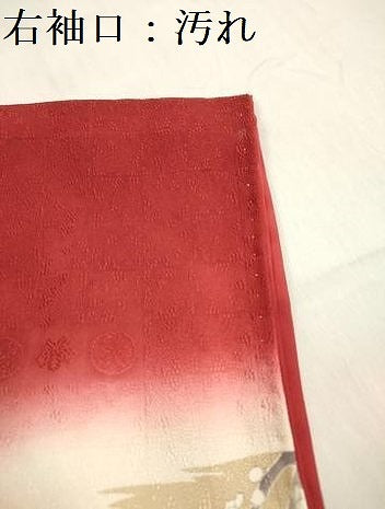 平和屋着物■訪問着 器物枝梅文 暈し染め 金彩 正絹 逸品 DABF0075ea