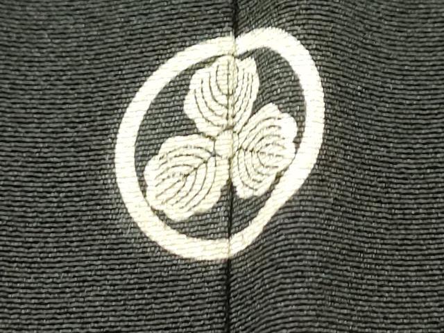 平和屋着物■豪華黒留袖　作家物　駒刺繍　風景花松文　金彩　正絹　逸品　DABF0088ea