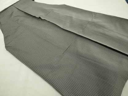 平和屋着物■男性　行灯袴　縞　正絹　逸品　DABF0185ea