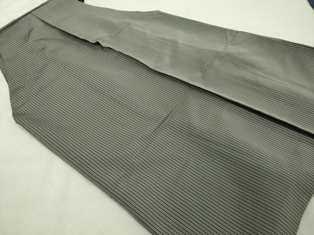 平和屋着物■男性　行灯袴　縞　正絹　逸品　DABF0185ea