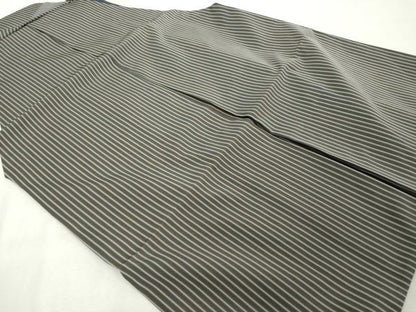 平和屋着物■男性　行灯袴　縞　正絹　逸品　DABF0186ea