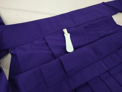 平和屋着物■女性　行灯袴　ディープロイヤルパープル色　洗える着物　DABF0188ea