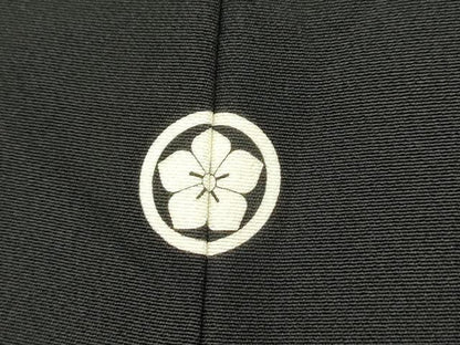 平和屋着物■豪華黒留袖　友禅　作家物　風景花文　松竹梅　正絹　逸品　DABF0199ea