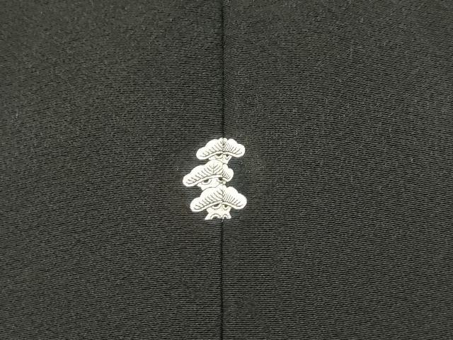 平和屋着物■豪華黒留袖　手描き　老松　舞桜文　暈し染め　金彩　胴抜き仕立て　正絹　逸品　DABF0203ea