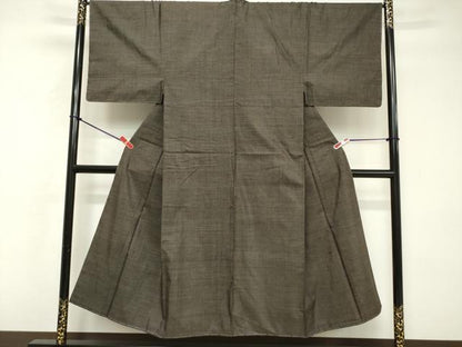 平和屋着物■男性　紬　100亀甲　総詰め　正絹　逸品　未使用　DABF0210ea