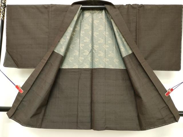 平和屋着物○男性 紬 霞文 正絹 逸品 BAAX7120hvの通販 by 平和屋