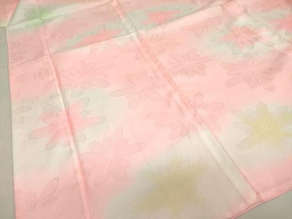 平和屋着物■長襦袢　無双仕立て　舞葉地紋　暈し染め　洗える着物　DABF0235ea