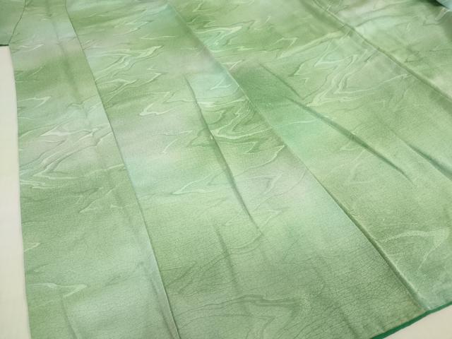 平和屋着物■上質な小紋　地紋起こし　流水文　暈し染め　正絹　逸品　DABF0241ea