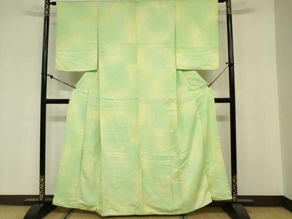 平和屋着物■訪問着　流水花菱地紋　暈し染め　正絹　逸品　DABF0242ea