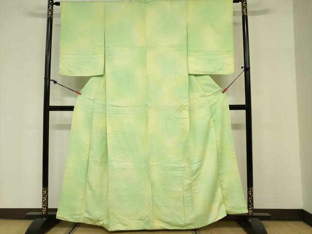 平和屋着物■訪問着　流水花菱地紋　暈し染め　正絹　逸品　DABF0242ea