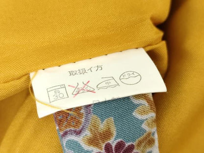 平和屋着物■小紋　二部式　地紙花文　雪輪　元禄袖　洗える着物　DABF0244ea