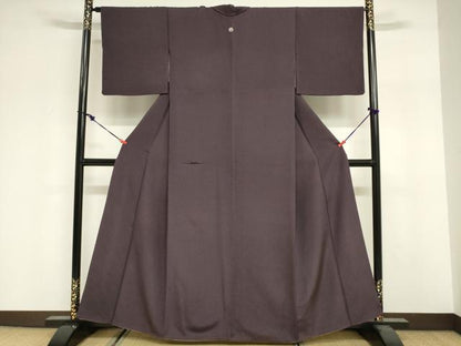 平和屋着物■上質な小紋　作家物　霞文　正絹　逸品　DABF0271ea