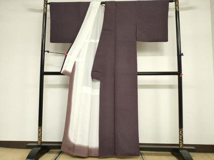 平和屋着物■上質な小紋　作家物　霞文　正絹　逸品　DABF0271ea