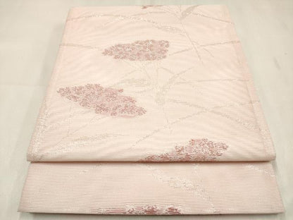平和屋着物＊夏物　六通柄　京袋帯　女郎花 おみなえし　銀糸　DABF0391ea