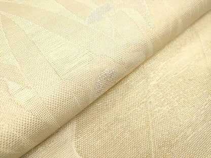 平和屋着物＊夏物　全通柄　本袋帯　八ツ橋花文　金糸　正絹　逸品　DABF0414ea