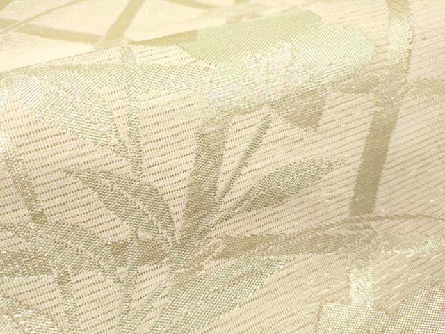 平和屋着物＊夏物　六通柄袋帯　籬桔梗文　金糸　正絹　逸品　DABF0439ea