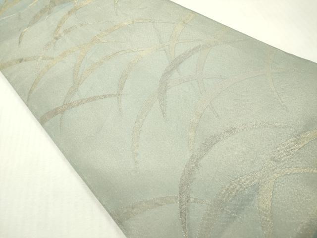 平和屋着物＊夏物　六通柄袋帯　芝　金糸　正絹　逸品　DABF0440ea