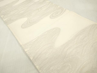 平和屋着物＊夏物　六通柄袋帯　流水文　金銀糸　正絹　逸品　DABF0465ea