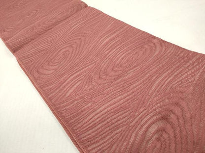 平和屋着物＊夏物　六通柄袋帯　流水文　紅樺色　正絹　逸品　DABF0480ea