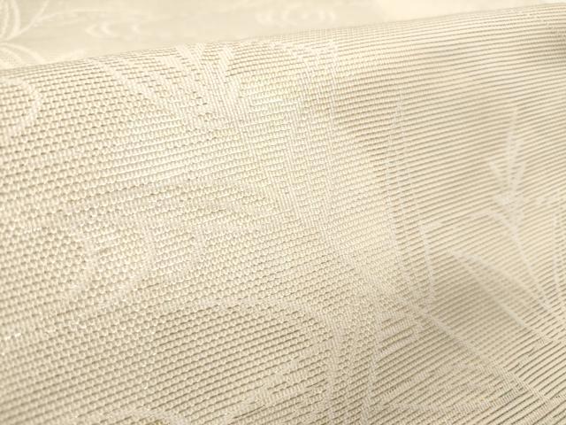 平和屋着物＊夏物　九寸名古屋帯　流水葦文　金糸　正絹　逸品　DABF0487ea