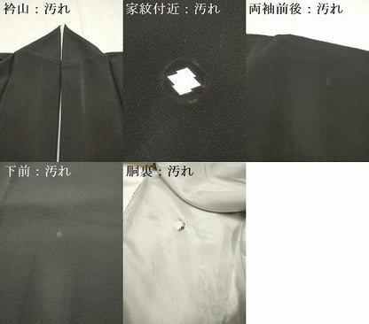 平和屋着物■豪華黒留袖　作家物　駒刺繍　飛鳥松葉文　暈し染め　金彩　正絹　逸品　DABF0495ea