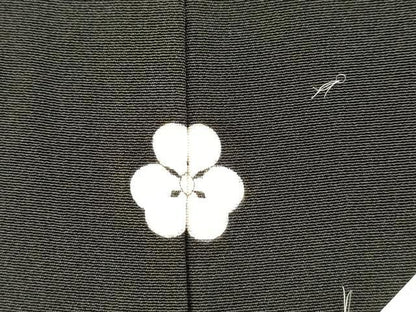 平和屋着物■豪華黒留袖　友禅　作家物　立波花船文　正絹　逸品　DABF0496ea