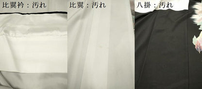 平和屋着物■豪華黒留袖　作家物　樹林風景文　暈し染め　金彩　正絹　逸品　DABF0497ea