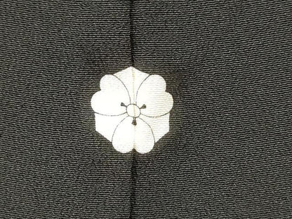 平和屋着物■豪華黒留袖　作家物　樹林風景文　暈し染め　金彩　正絹　逸品　DABF0497ea