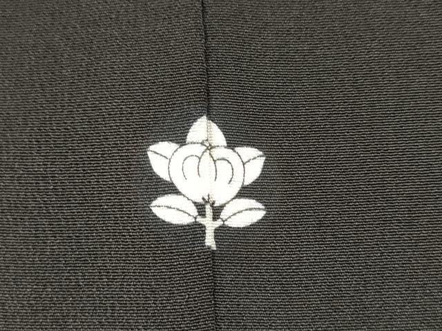 平和屋着物■豪華黒留袖　作家物　駒刺繍　山車　扇面花松文　暈し染め　金彩　正絹　逸品　DABF0498ea