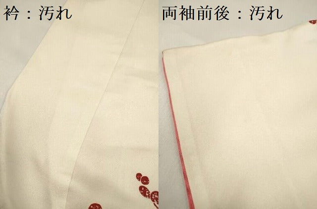 平和屋着物■豪華振袖　薔薇　バラ　熨斗花文　金彩　正絹　逸品　DABF0510ea