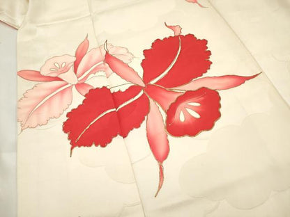 平和屋着物■豪華振袖　日の出蘭　ヒノデラン　金彩　正絹　逸品　DABF0515ea